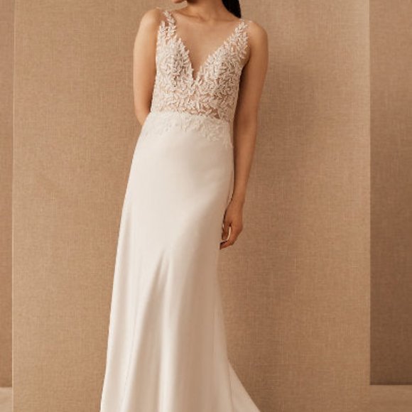 BHLDN Jenny Yoo Zola Wedding Dress, Size 6 - Picture 2 of 12